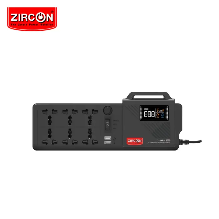 STABILIZER-MODEL-HR-1-ECO-1000VA-6SOCKET-2USB